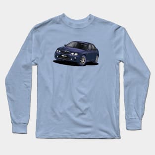 Royal Blue MG ZT Car Long Sleeve T-Shirt